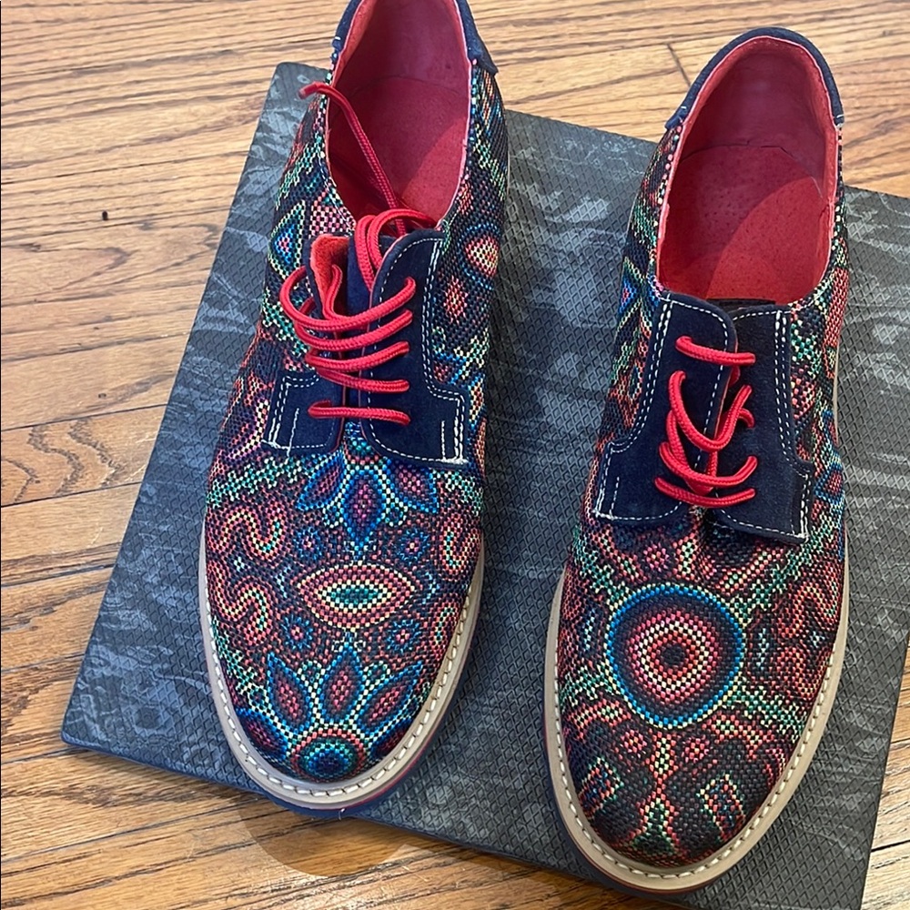 Colorful Patterned Men's Shoes